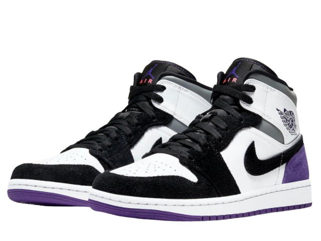 Jordan Jordan 1 Mid SE Purple - view 3
