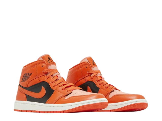 Jordan Jordan 1 Mid SE Rush Orange Crimson Bliss (Women's) - view 3
