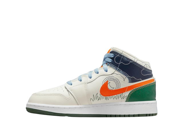Jordan Jordan 1 Mid SE Stitch (GS) - view 2
