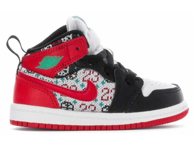 Jordan Jordan 1 Mid SE Ugly Christmas Sweater (TD) - view 1