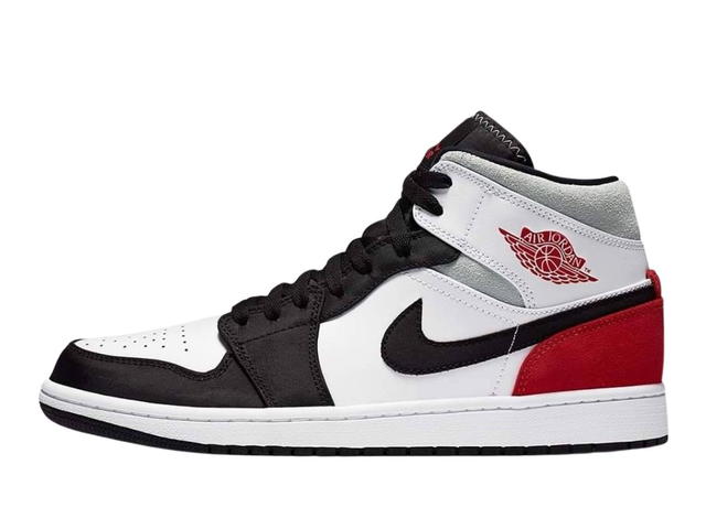 Jordan Jordan 1 Mid SE Red Black Toe - view 3