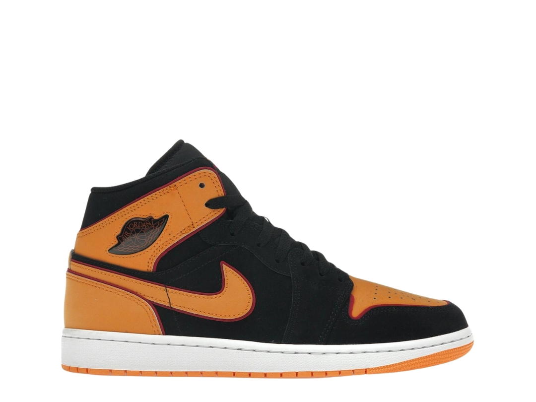 Jordan Jordan 1 Mid Fat Tongue Black Orange
