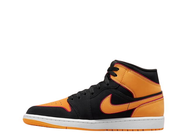 Jordan Jordan 1 Mid Fat Tongue Black Orange - view 2