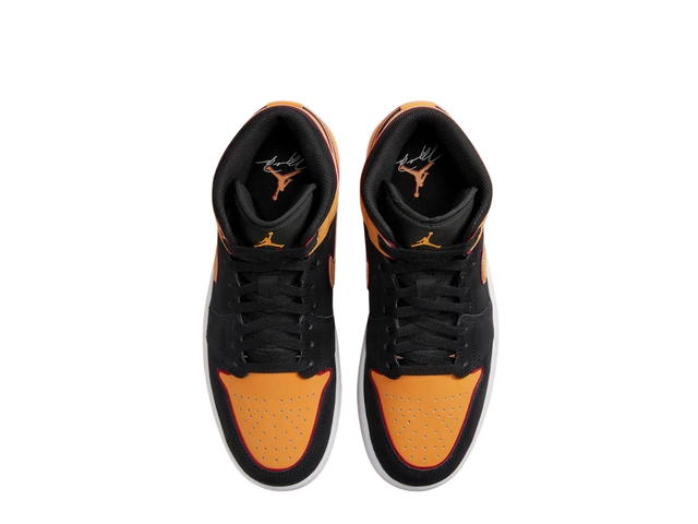 Jordan Jordan 1 Mid Fat Tongue Black Orange - view 5