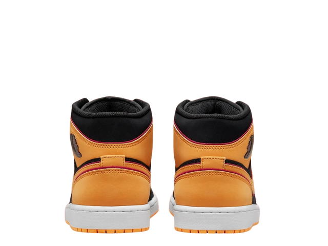 Jordan Jordan 1 Mid Fat Tongue Black Orange - view 6
