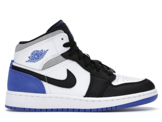 Jordan Jordan 1 Mid SE White Black Royal (GS) - view 1