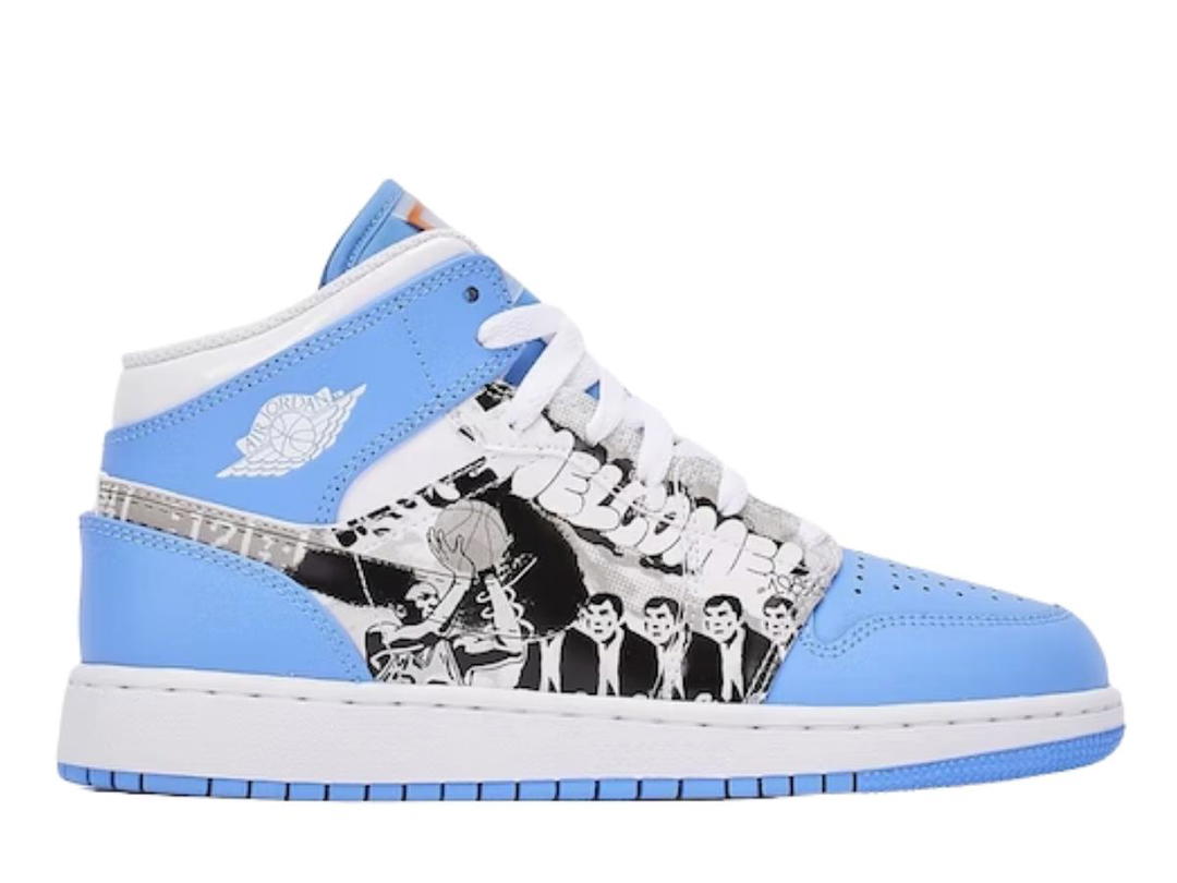 Jordan Jordan 1 Mid Sneaker School Game Winner (GS)