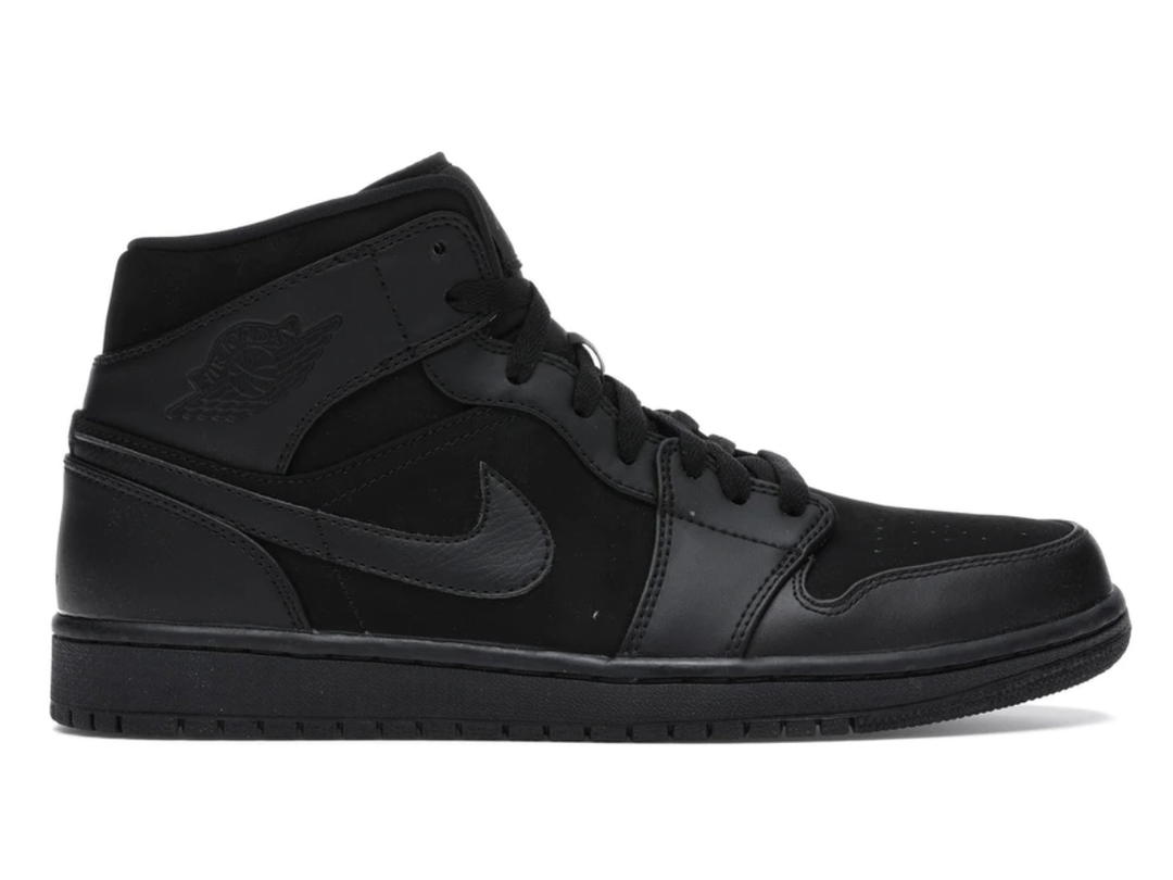 Jordan Jordan 1 Mid Triple Black (2014)