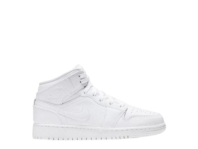 Jordan Jordan 1 Mid Triple White (2019) (GS) - view 1