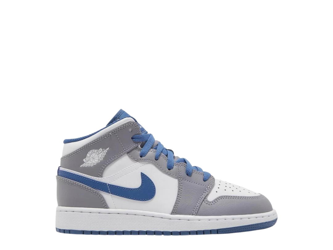 Jordan Jordan 1 Mid True Blue Cement (GS)