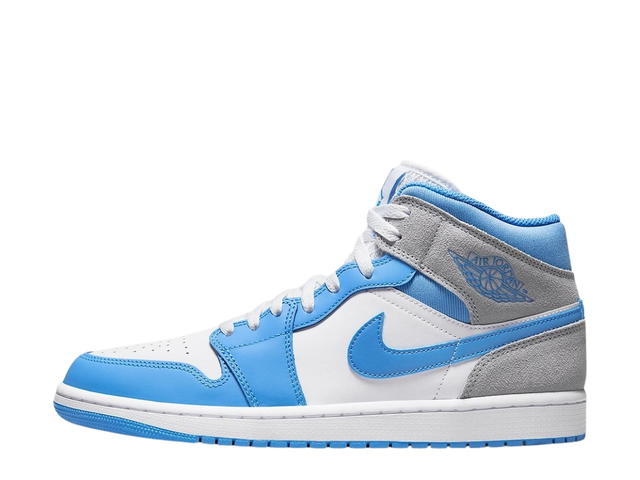 Jordan Jordan 1 Mid University Blue Grey - view 2