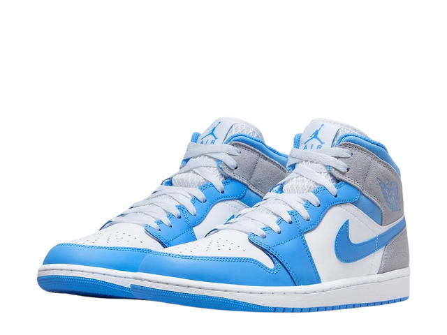 Jordan Jordan 1 Mid University Blue Grey - view 3