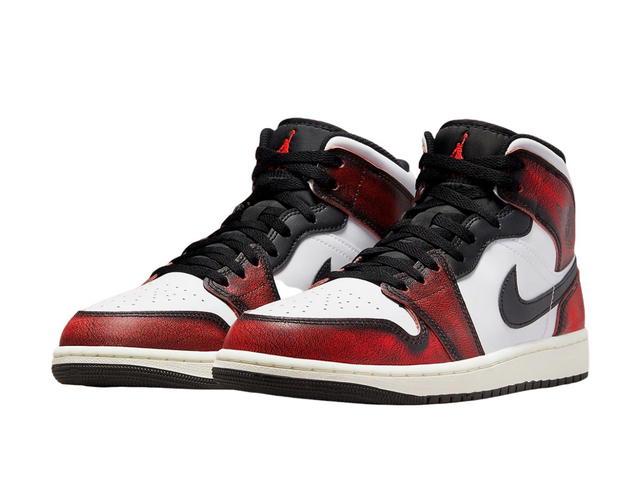 Jordan Jordan 1 Mid Wear-Away Chicago - view 2