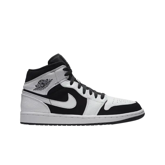 Jordan Jordan 1 Mid White Black - view 2