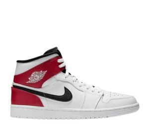 Buy Jordan 1 Mid White Black Gym Red at Sasom – Authentic and Ready to Ship