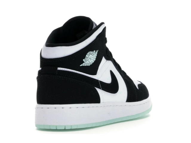 Jordan Jordan 1 Mid White Black Teal Tint (GS) - view 3