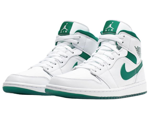 Jordan Jordan 1 Mid White Mystic Green - view 3