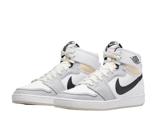 Jordan Jordan 1 Retro AJKO White Black Grey Fog - view 3