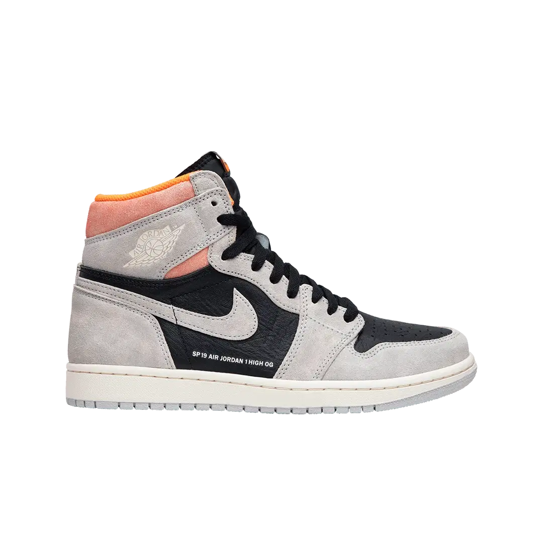Jordan Jordan 1 Retro High Neutral Grey Hyper Crimson