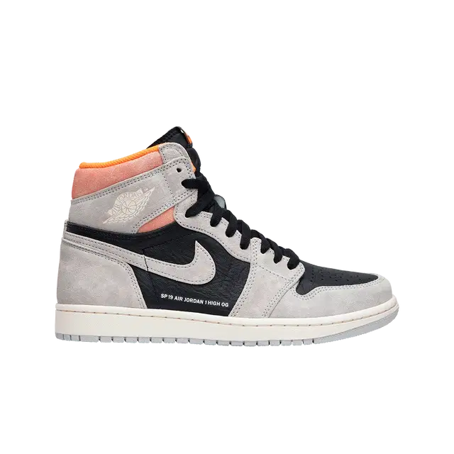 Jordan Jordan 1 Retro High Neutral Grey Hyper Crimson - view 2