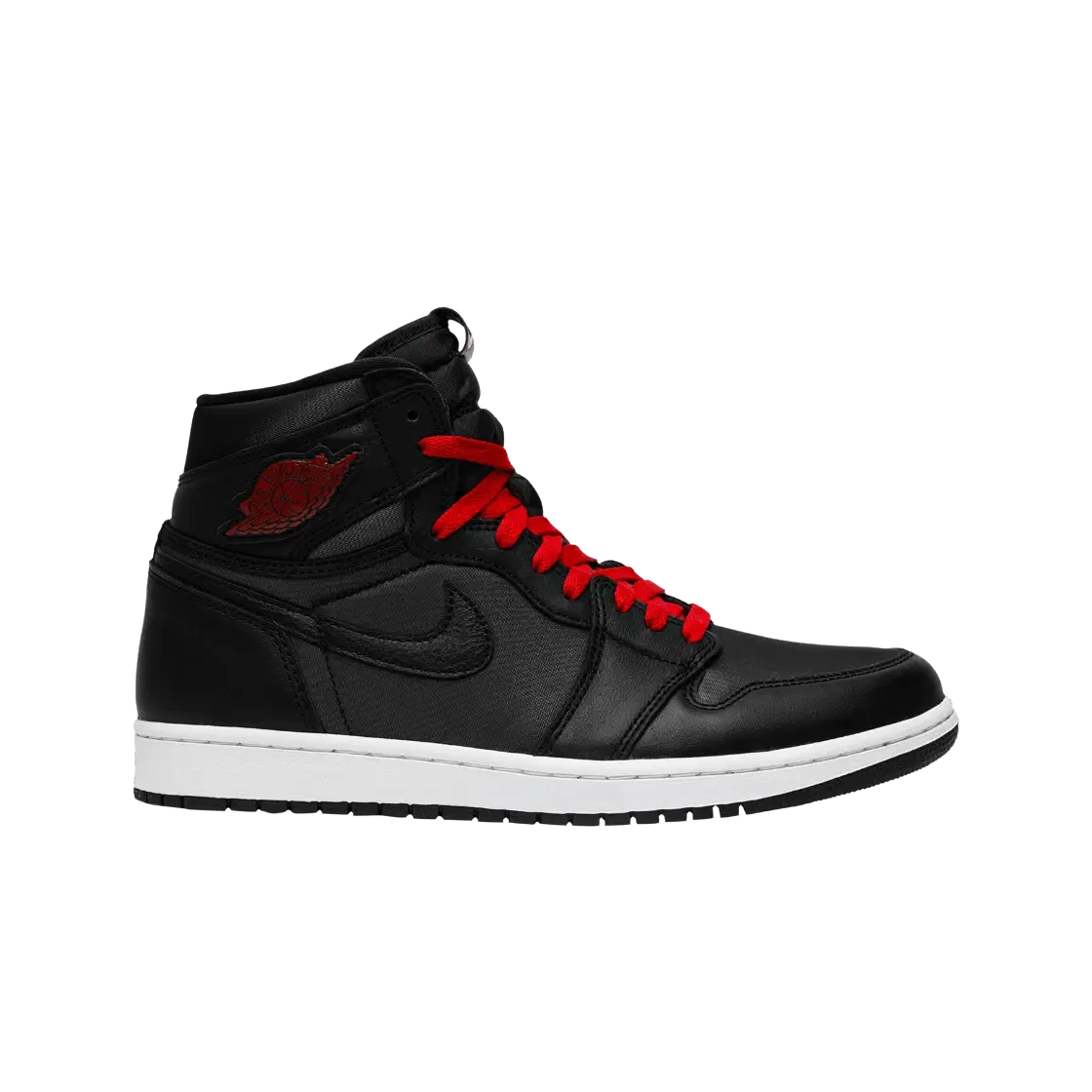 Jordan Jordan 1 Retro High Black Satin Gym Red