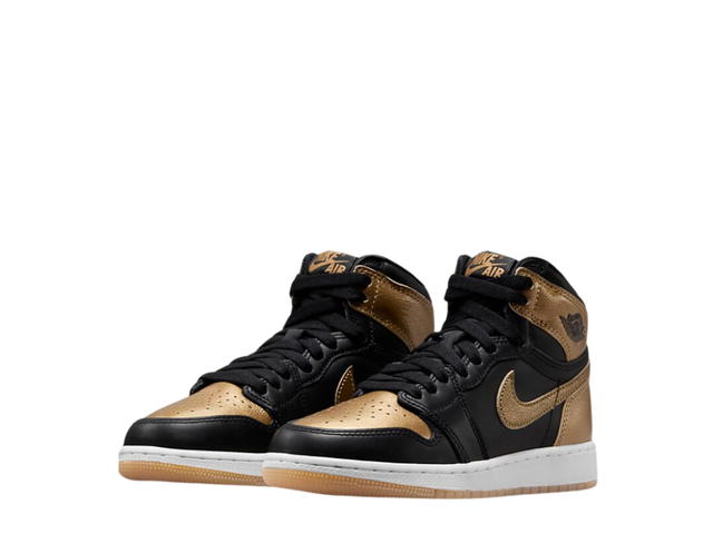 Jordan Jordan 1 Retro High OG Black Metallic Gold (GS) - view 3