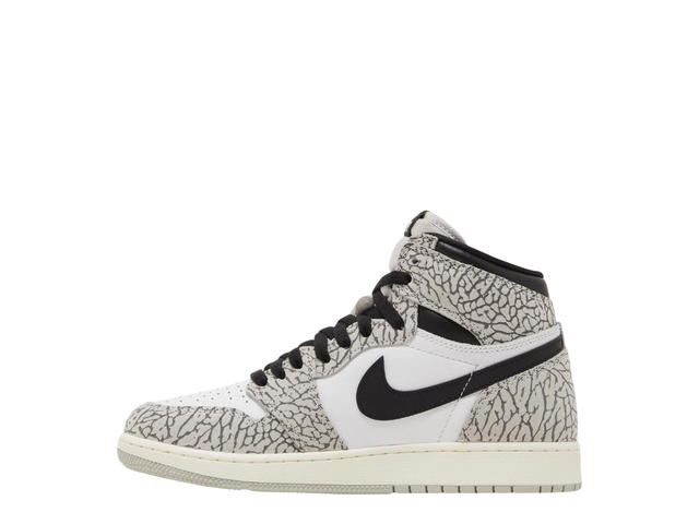 Jordan Jordan 1 Retro High OG White Cement (GS) - view 2