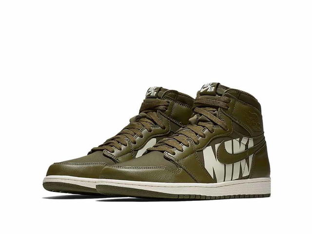 Jordan Jordan 1 Retro High Olive Canvas - view 3