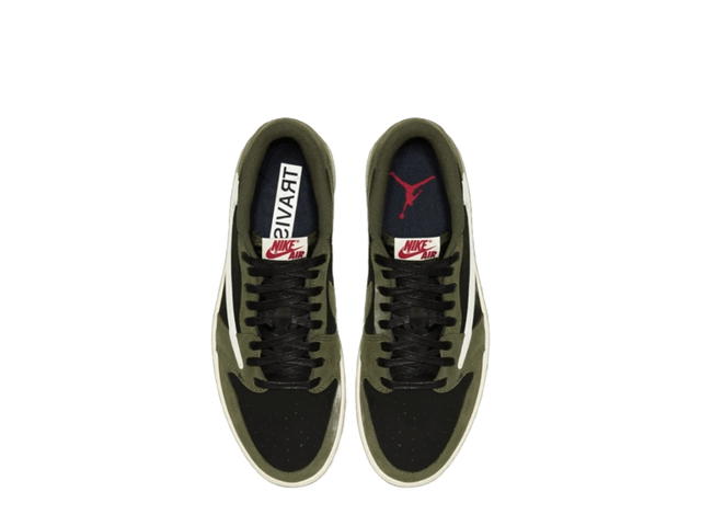 Jordan Jordan 1 Retro Low OG SP x Travis Scott Black Olive - view 4