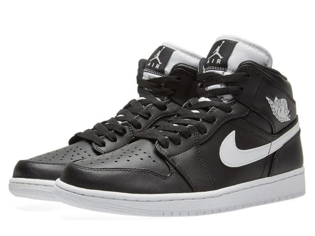 Jordan Jordan 1 Retro Mid Black White - view 3