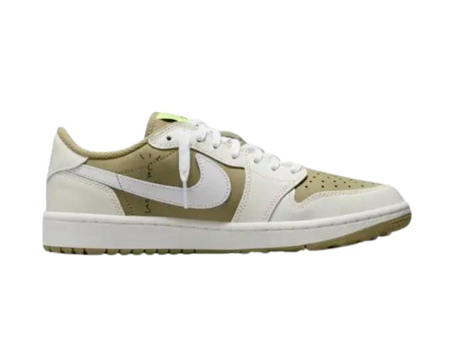 Jordan Jordan 1 Retro Low Golf Travis Scott Neutral Olive - view 2