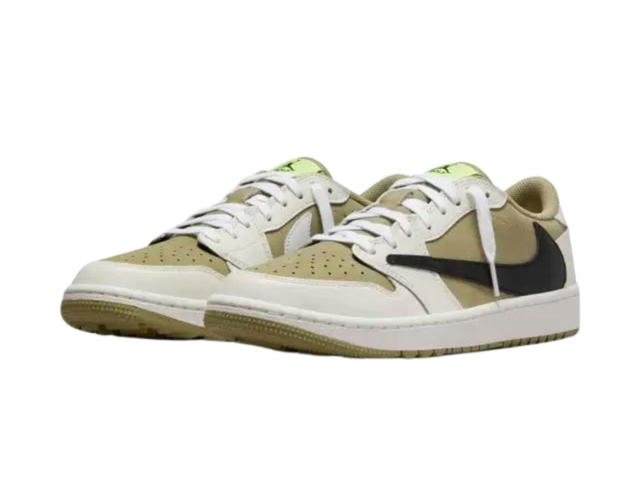Jordan Jordan 1 Retro Low Golf Travis Scott Neutral Olive - view 3