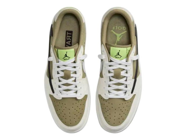 Jordan Jordan 1 Retro Low Golf Travis Scott Neutral Olive - view 5