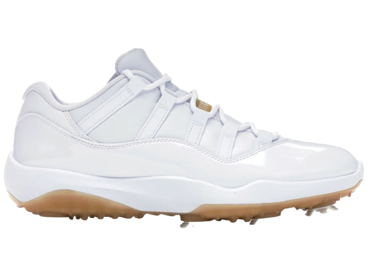 Jordan Jordan 11 Retro Low Golf White Metallic Gold