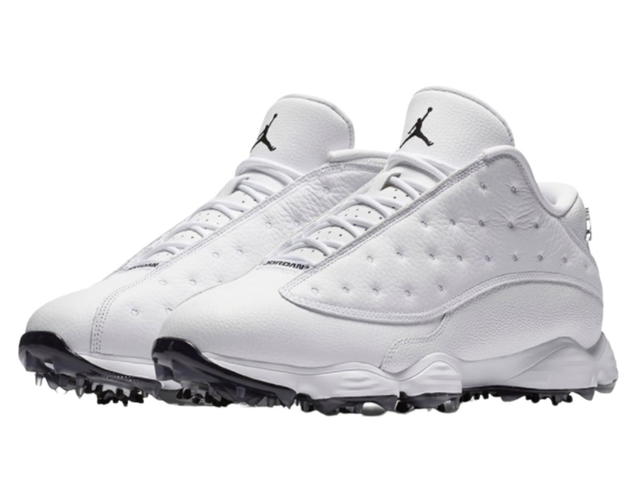 Jordan Jordan 13 Retro Golf Cleat White Black - view 2