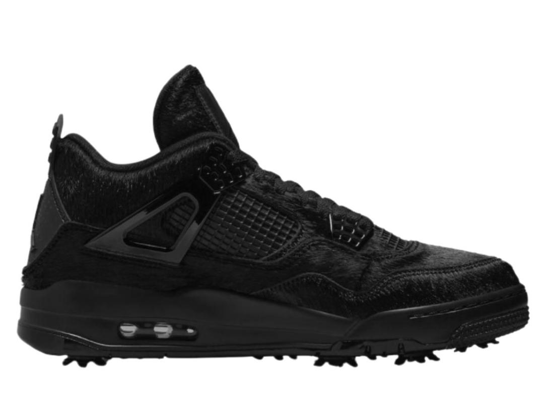 Jordan Jordan 4 Retro Golf Black Cat Pony Hair