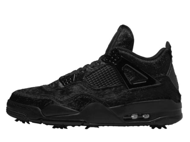 Jordan Jordan 4 Retro Golf Black Cat Pony Hair - view 2
