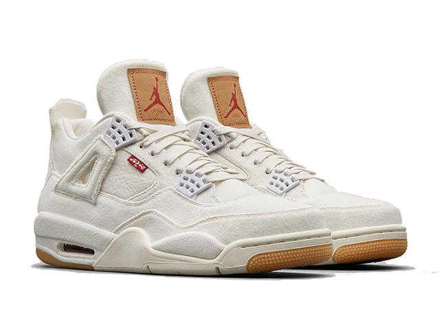 Jordan Jordan 4 Retro Levi's White (Blank Tag) - view 3