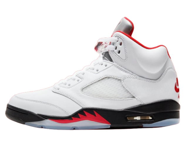 Jordan Jordan 5 Retro Fire Red SIlver Tongue (2020) - view 2