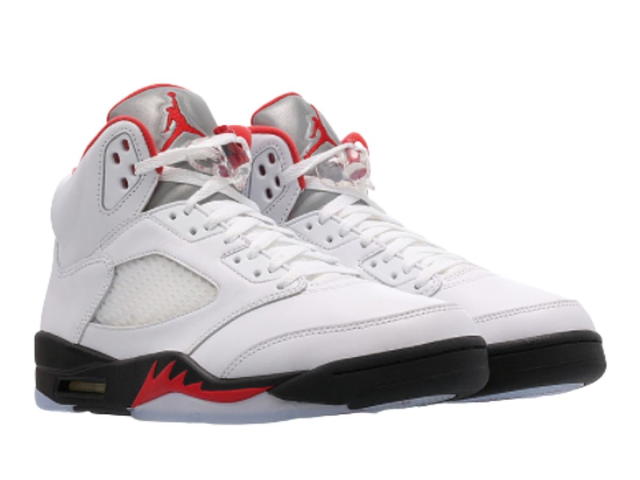 Jordan Jordan 5 Retro Fire Red SIlver Tongue (2020) - view 3