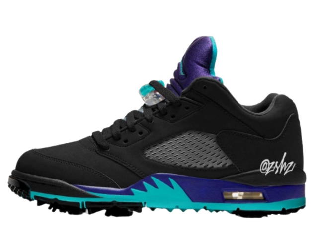Jordan Jordan 5 Retro Low Golf Black Grape - view 2
