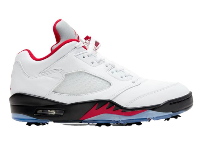 Jordan Jordan 5 Retro Low Golf Fire Red (Silver Tongue) - view 1