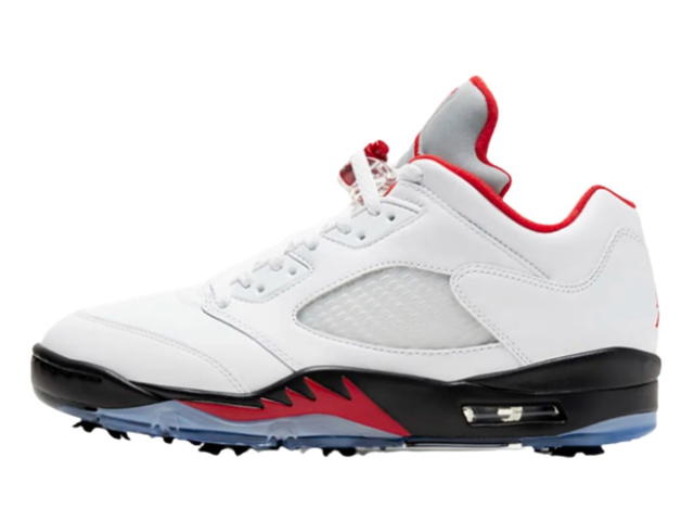 Jordan Jordan 5 Retro Low Golf Fire Red (Silver Tongue) - view 2