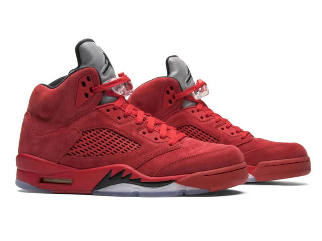 Jordan Jordan 5 Retro Red Suede - view 3