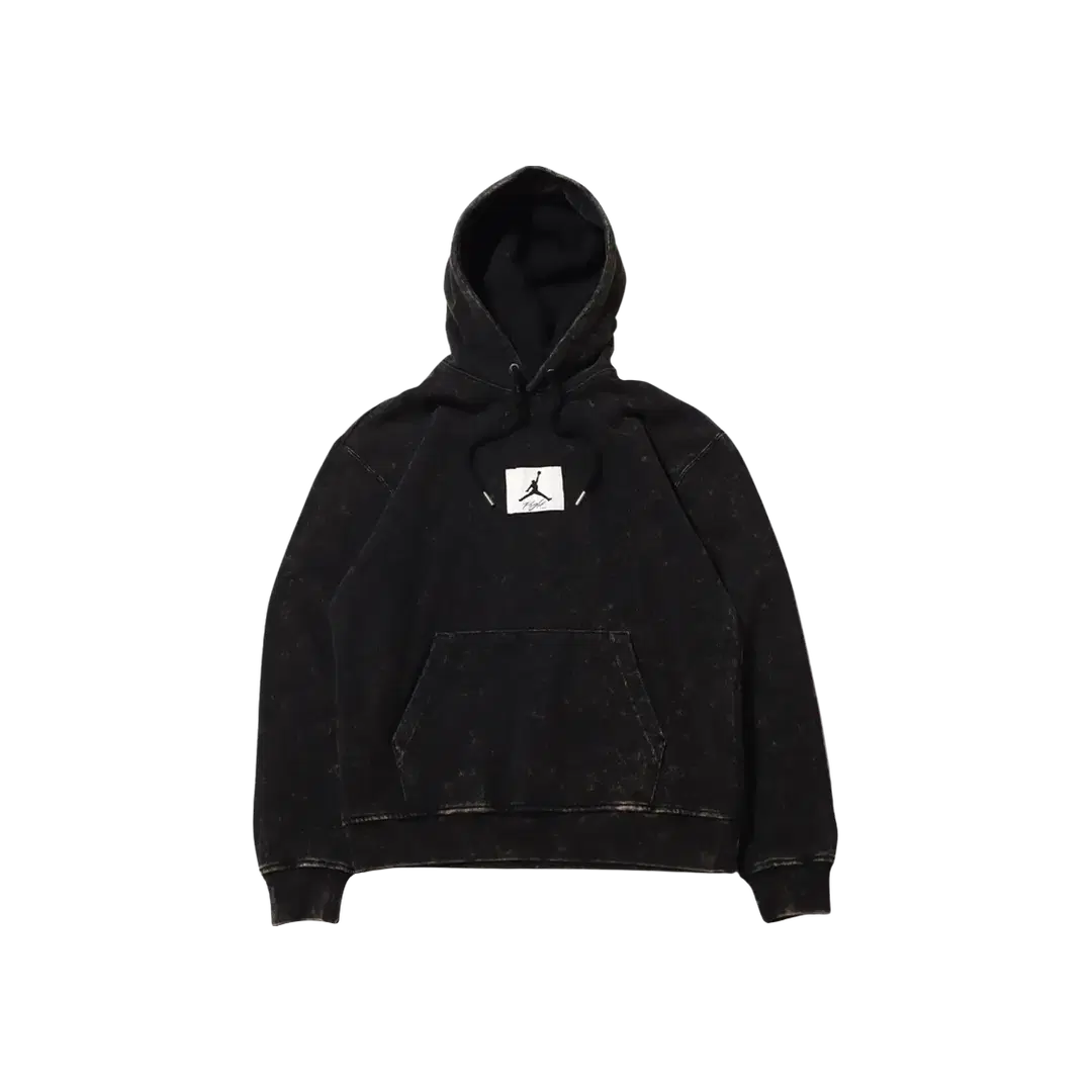 Jordan Jordan Essential Washed Fleece Hoodie Black - Asia
