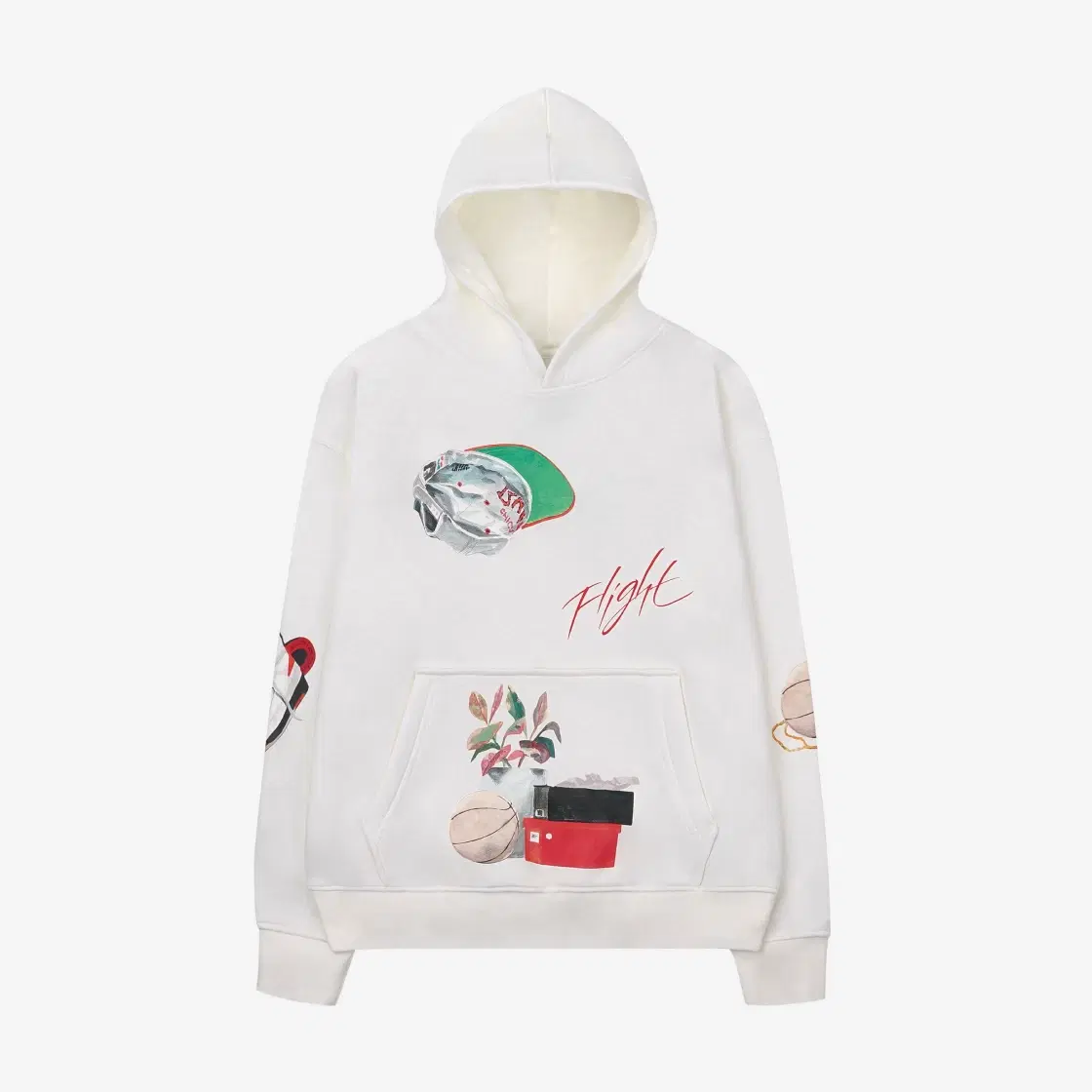Jordan Jordan Flight Artist Series By Jacob Rochester Fleece Pullover Hoodie Sail - Asia