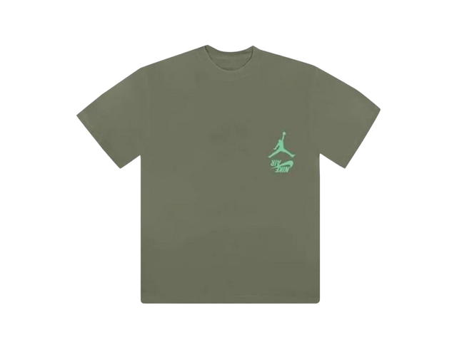 Jordan Jordan Travis Scott Jordan Cactus Jack Highest T Shirt Olive - view 1