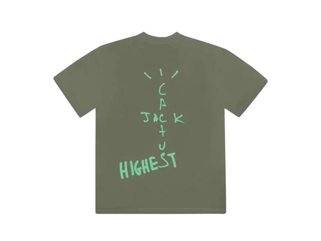Jordan Jordan Travis Scott Jordan Cactus Jack Highest T Shirt Olive - view 2