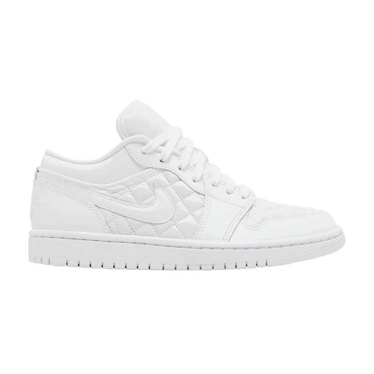 Jordan Jordan Wmns Air Jordan 1 Low 'Triple White Quilted'