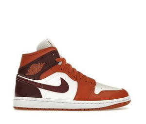 Buy Jordan 1 Mid Dusty Peach Night Maroon (Women's) at Sasom – Authentic and Ready to Ship